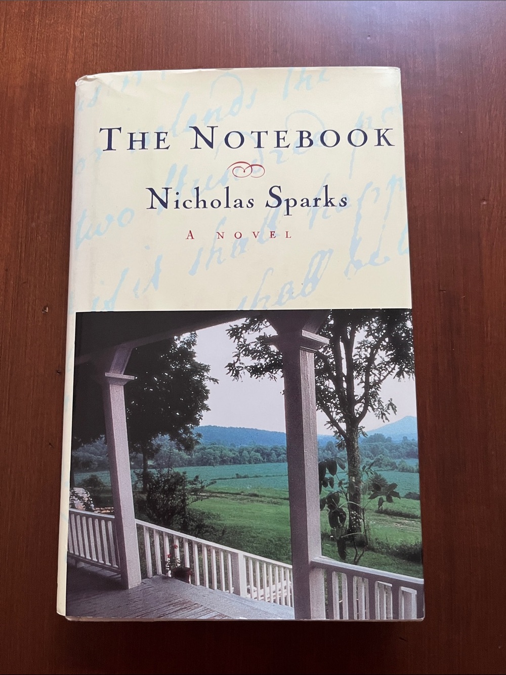 The Notebook by Nicholas Sparks - Cream Hardcover Novel